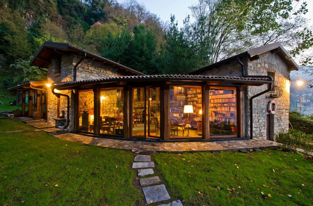 The Writer'S Nest Waterfront Villa By Rent All Como Faggeto Lario Exterior foto